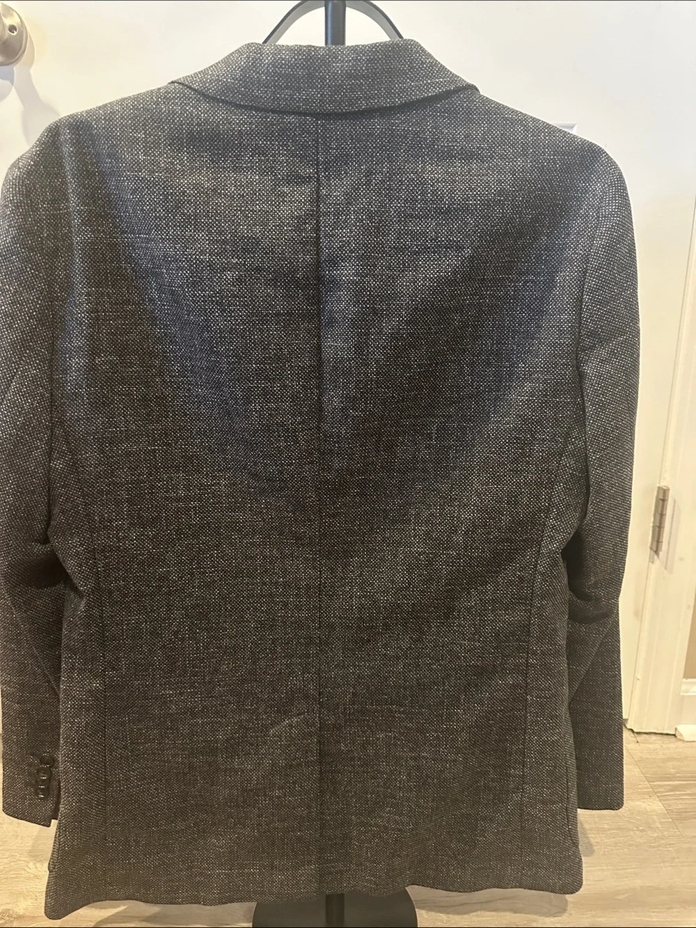 Banana Republic Men's Charcoal Gray Textured Sport Coat